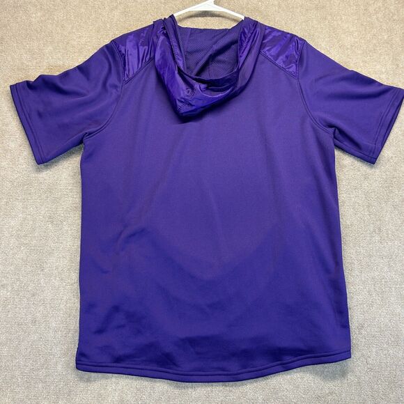 Northwestern Short Sleeve Hoodie Men's Large Under Armour Command Ireland 2022 - Picture 11 of 13